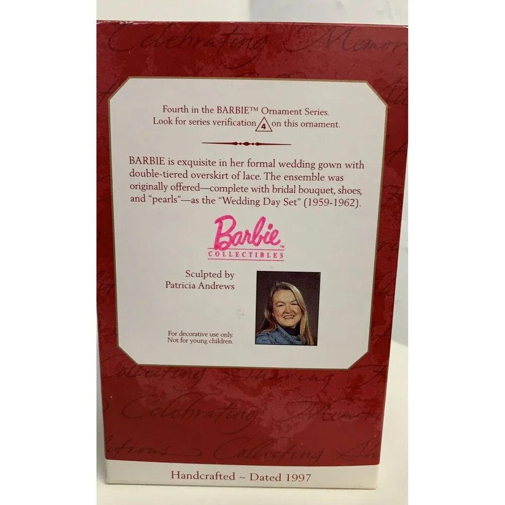 Hallmark Keepsake 1997 Wedding Day Barbie Holiday Ornament Vintage